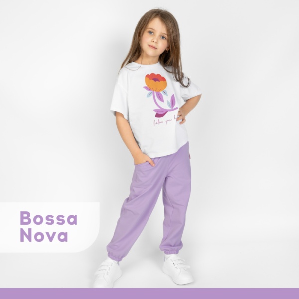 Брюки для девочки, Bossa Nova, лавандовый