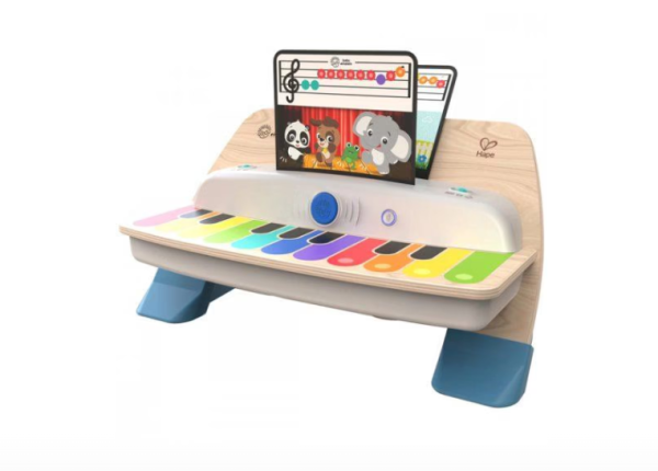 Музыкальная игрушка для малышей "Пианино", 11 клавиш, сенсорное, бежевое