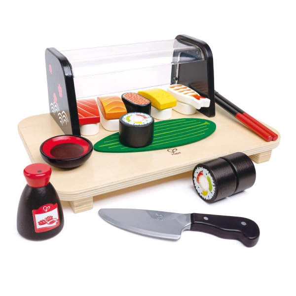 Набор игрушечной посуды и еды "Время суши" из 15 предметов