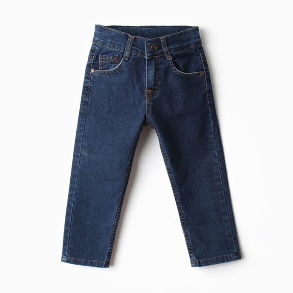 Брюки (джинсы) для мальчика, цвет темно-синий